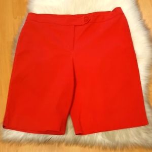 Jones New York Red Cotton Shorts